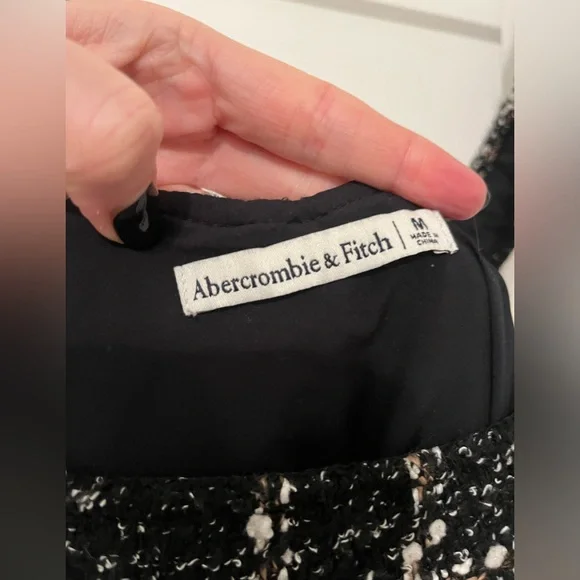 Abercrombie and Fitch Tweed Shift Mini Dress - Picture 2 of 3